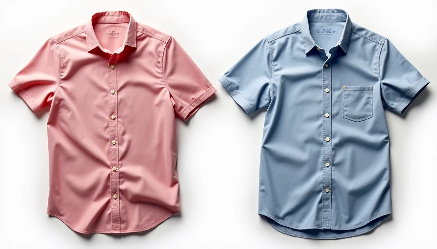 Cheap shirt with twisted placket and uneven seams compared to well-made budget shirt